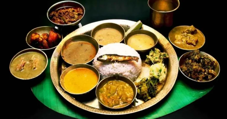 Assamese thali